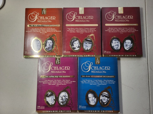 Lot schlager medaillons - of,