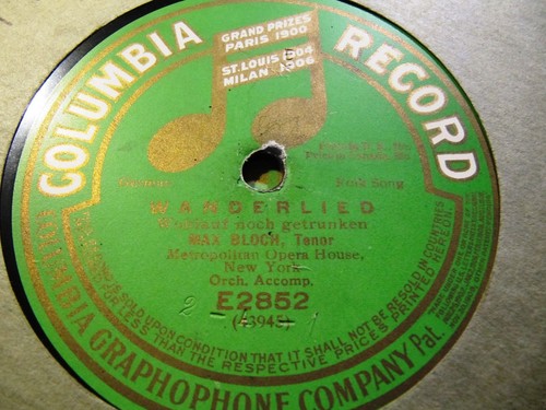 1916 german schlager - max, bloch