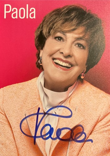 Autograph paola felix - autograph, schlager