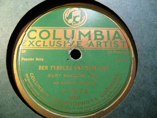 1921 german schlager kurt - schlager,