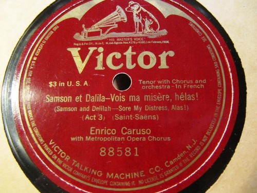 1916 enrico caruso - caruso, samson