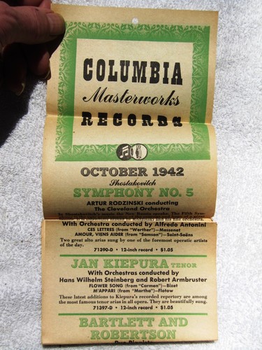 October 1942 columbia - october,