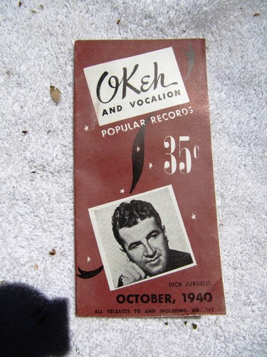 Oct 1940 okeh vocalion - okeh,