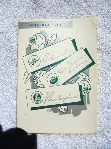 Christmas 1953 austrian hmv - 1953,
