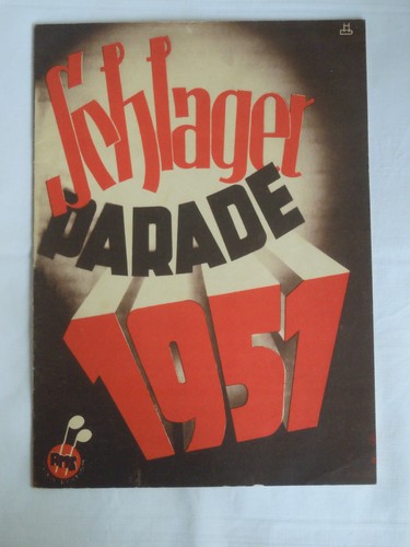 Schlagerparade 1951 noten - schlagerparade,
